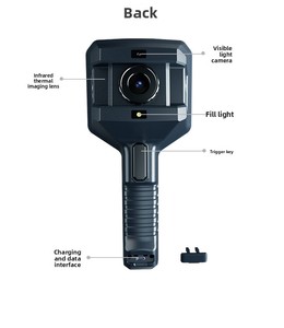 Caméra thermique infrarouge portable NF-526C, résolution 256x192, pour la détection de fuites d'eau et la mesure de température industrielle - Product Image 6