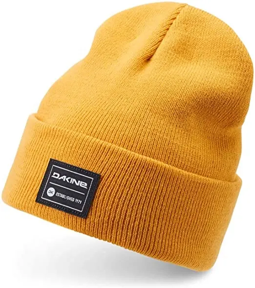 2022 New Autumn Winter Unisex Skull Beanie Custom Logo Hats Knitted Ski Cuffed Plain Color Warm Beanie Hat