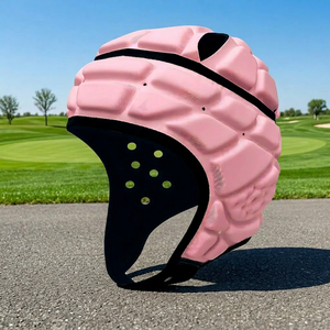 Protège-tête de rugby, casque de protection sportif personnalisé, coque souple, casque de sécurité, réglable pour les jeunes et les adultes, fournisseur en gros - Product Image 1