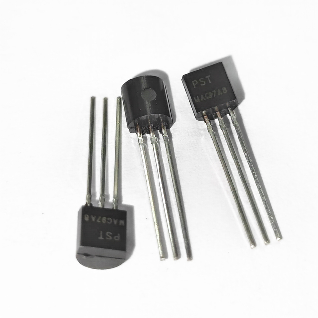 Back Side of Multi-layer Metal TO-92 MAC97A8 Triac