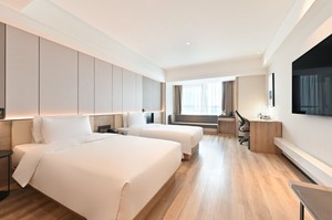 Ensembles de chambre à coucher d'hôtel 5 étoiles personnalisés SHIYI Hampton by Hilton, meubles modernes avec solution de projet professionnelle et <span class=keywords><strong>prix</strong></span> de gros - Product Image 3