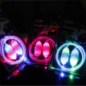 Lacets ronds fluorescents Fête <span class=keywords><strong>la</strong></span> <span class=keywords><strong>nuit</strong></span> cool Lacet lumineux Convient à toutes les chaussures Femme et homme - Product Image 4