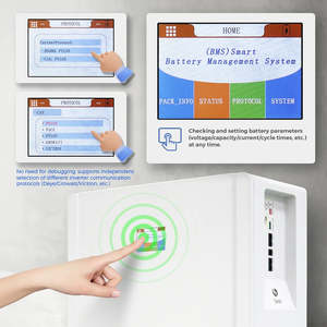 <b>48V</b> 200Ah Power Wall <b>Battery</b> 51.2V 5/10/15kWh 10kW Solar Lithium Ion Packs White 95kg Grid Hybrid System <b>48V</b> 51 2V LiFePO4 Batte - Product Image 5
