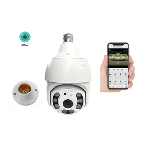 Cámara CCTV de doble lente 2023, aplicación TuYa, Mini Cámara CCTV Wifi para exteriores conectada al teléfono móvil, cámara inteligente de seguridad con IA