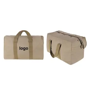 canvas duffel eco friendly custom travel organizer durable men travel bag hand luggage