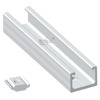 Kit de rails de montage solaire miniatures en aluminium ARTSIGN, rails photovoltaïques personnalisables, solution multi-scènes pour toit en métal, toit en tuiles
