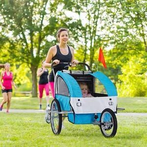 Trois roues en métal sécurité Pet Biker Cargo <span class=keywords><strong>remorque</strong></span> transport détachable Durable voyage vélo <span class=keywords><strong>remorque</strong></span> <span class=keywords><strong>pour</strong></span> enfants - Product Image 6