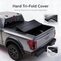 Couverture de benne rigide solide pour Ford F-150 Raptor 2017-2020, F-150 2009-2014, Ranger Raptor 2019-2023, 5.5ft, 6.5ft, 4x4
