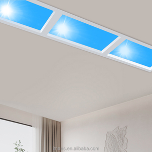 Éclairage artificiel de ciel bleu ultra clair, puits de lumière artificiel LED, <span class=keywords><strong>plafonnier</strong></span> LED ciel bleu, lumière de ciel clair pour enfants, adultes, maison, <span class=keywords><strong>chambre</strong></span> à <span class=keywords><strong>coucher</strong></span> - Product Image 2