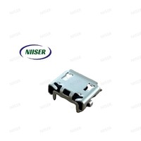 Conector Micro USB Tipo B 10118194-0001LF de 5 Posiciones, Receptáculo SMD de Ángulo Recto para Automoción e Industria