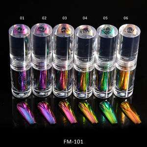 Gel cromado para uñas, efecto espejo para uñas, líquido cromado mágico, semipermanente, polvo Aurora, materiales de manicura - Product Image 2
