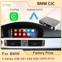 Module CarPlay sans fil Stwei Android Auto pour BMW CIC Série 3 E90 E91 E92 E93 2009-2012 Prise en charge de la caméra de recul de la voiture Lien miroir
