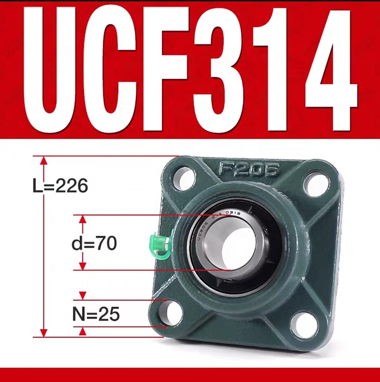 UCF31様＊専用 UCF313-208D1 UCF314-44 Heavy Duty Flange Bearing UCF 313 UCF 314