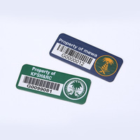 Placa de Identificación de Acero Inoxidable para Vehículos Eléctricos con Código QR y Código de Barras, Grabada con Láser, Resistente a la Corrosión, Grabado en Metal Dorado