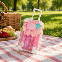 Valise miniature de luxe de haute qualité en ABS, recyclable, rectangulaire, multifonctionnelle, avec logo personnalisé imprimé UV