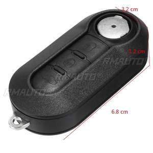 Coque de remplacement pour clé télécommande de voiture à 3 boutons pour coffre ouvert, compatible Peugeot Boxer Expert Van - Product Image 6