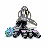 Cable de Extensión para Automóvil Mini GMSL2 con Conector FAKRA, Cable Pigtail RF de Longitud Personalizada