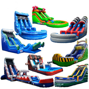 <span class=keywords><strong>Toboggan</strong></span> gonflable géant personnalisé en PVC pour <span class=keywords><strong>piscine</strong></span> à vendre - Product Image 1
