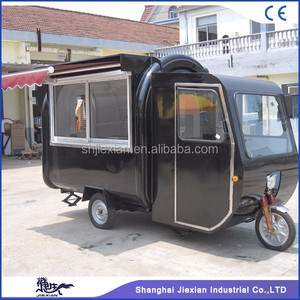 Elektrik cam gölgelik yeni tasarım Özelleştirilmiş açık mobil fast food kiosk/krep sepeti/gıda römork kamyon - Product Image 4