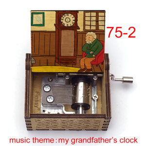 กล่องดนตรีไม้ลายการ์ตูนอะนิเมะชิบิมารุโกะจัง นาฬิกาของคุณปู่ ของขวัญไม่ซ้ำใคร ของขวัญส่วนตัว ของขวัญที่ดีที่สุดสำหรับคู่รักและเด็ก - Product Image 1