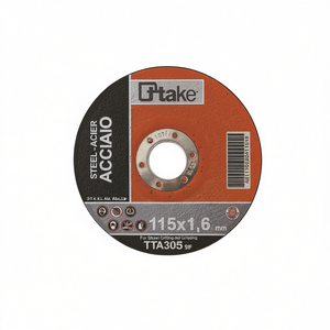 TTAKE ใบเจียรแบบแบน 115x1.6 มม. สำหรับตัดและเจียรเหล็ก - Product Image 2