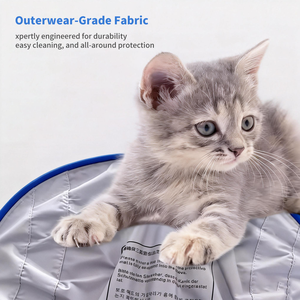 PETOAK 3-in-1 Eco-Friendly Waterproof Circle Liner for Open Top Smart <strong>Cat</strong> <strong>Litter</strong> <strong>Box</strong> Anti-Leak Odor Resistant Fabric Mat - Product Image 3