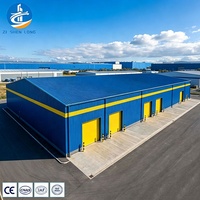 Almacén Logístico de Estructura de Acero Prefabricada, Edificio Metálico Q235/Q355, Nave Industrial Personalizable de Ensamblaje Rápido