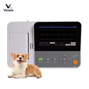 Moniteur <span class=keywords><strong>ECG</strong></span> vétérinaire VM-E6 VET à six canaux et 12 <span class=keywords><strong>d</strong></span>érivations pour animaux, idéal pour l'<span class=keywords><strong>examen</strong></span> cardiaque des chiens et des chats - Product Image 1
