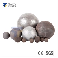 Boules de meulage en acier forgé cr6/8/9/10 pour les mines et les métaux non ferreux de ciment