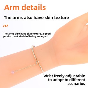 Maniquí de <span class=keywords><strong>Mano</strong></span> Simulada; Nuevo Modelo Delgado de Tamaño Real con Articulaciones de Silicona Moldeadas en Reverso - Product Image 3