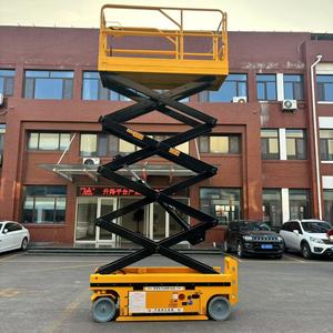 8 м 10 м самоходная гусеничная ножничная подъемная Мобильная гидравлическая электрическая Рабочая платформа для строительных лесов - Product Image 3