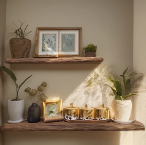 Fashion High Quality Home Furniture Nature <strong>Live</strong> <strong>Edge</strong> Storage Display Book Stacking Racks <strong>Shelf</strong> - Product Image 3