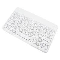 Z30 Keyboard ponsel nirkabel baru 2024, Tablet PC 10 inci ultra-tipis dengan tombol bulat Keyboard portabel Mini Logo kustom
