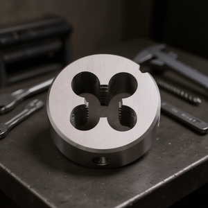 Ttake Hss Round Die Ta1701 Fine Pitch Mf Din En 22568 Tolerance 6g Straight Taper Masc - Product Image 3
