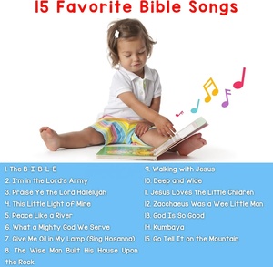Cantici Biblici Cristiani: 15 Canzoni della Fede per i Più Piccoli, Libri Musicali per Bambini con 28 Pulsanti - Product Image 2