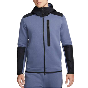 Sudadera con Capucha Extra Grande para Hombre, Cómoda, Ajustada, Informal, para Gimnasio, con Capucha, Sudadera de Forro Polar Lisa al por Mayor - Product Image 3