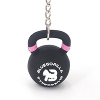 Llavero Promocional de PVC con Diseño Personalizado, Ecológico, Impresión Digital 3D, Forma de Mancuerna, Temática Animal, con Logotipo Personalizado a Color
