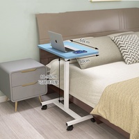 Table de nuit Mobile du sol au plafond bureau d'ordinateur table paresseuse pliante pour ordinateur portable