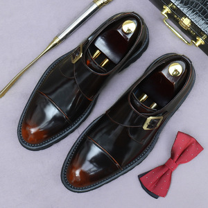 Chaussures habillées de luxe pour hommes en cuir, à lacets, style Oxford, faites à la main, sur mesure, pour affaires et mariages. - Product Image 6