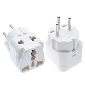 Adaptador de <span class=keywords><strong>Enchufe</strong></span> Universal de Viaje, Convierte AU/UK/US/EU a <span class=keywords><strong>Israel</strong></span>í, 3 Pines con Conexión a Tierra, 10A 250V, Material de Latón de SDK Network - Product Image 1