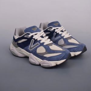 Zapatos Deportivos Clásicos de Alta Calidad 9060 para Hombre, con Amortiguación Gruesa y Resistente, Transpirables, Cómodos, con Parte Superior de Gamuza, para Caminar y Correr al Aire Libre - Product Image 1