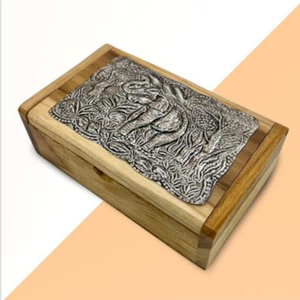 กล่องเครื่องประดับไม้แกะสลักสำหรับตกแต่งบ้านและเป็นของขวัญ - Product Image 2