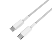 Cable DE DATOS USB al por mayor tela de silicona portátil trenzada 1 metro de longitud tipo C cable IPX carga rápida 65W 3A cable USB