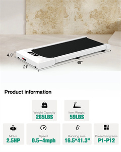 Dễ dàng lắp ráp LED hiển thị nhà máy nhỏ gọn gấp di động chạy đi bộ tập thể dục Máy chạy bộ - Product Image 5