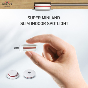 Berdis Display Board Mini Altura 6mm Recorte 18 21 24mm 0,2 W 0,5 W 1W CE RoHS ERP Led Gabinete Foco para tienda - Product Image 5