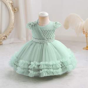 Nouvelle Robe de Bébé Fille pour Anniversaire 1 An, Baptême, Fête de la Maternelle, Sélection Beauté, Robe de Cérémonie pour Bébé Fille - Product Image 6