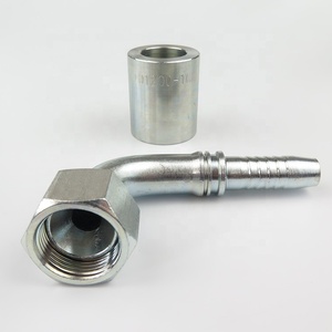 Accesorios de manguera hidráulica de acero al carbono 20791 90 codo métrico hembra asiento de cono de 74 grados todas las dimensiones - Product Image 5