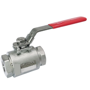 บอลวาล์วแบบเกลียว 1/2 นิ้ว 2 ชิ้น แบบแมนนวล พอร์ตเต็ม CF8M/WCB (SS316/322L)  6000psi ซีลเชื่อม PTFE -20C~200C ZT-260 OEM - Product Image 1