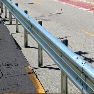 Galvanized Guardrail Spacer <b>Block</b> Highway Connecting Parts Steel Beam Washer Road Safety Barrier Accessories Factory Direct - Product Image 1