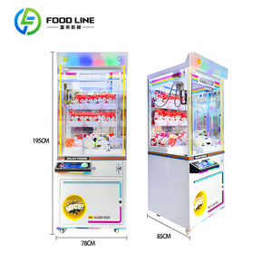 Máquina de garras en oferta: Mini grúa de juguete <span class=keywords><strong>con</strong></span> luz LED, máquina expendedora de regalos para boutique, juego de entretenimiento, versión en inglés. - Product Image 3